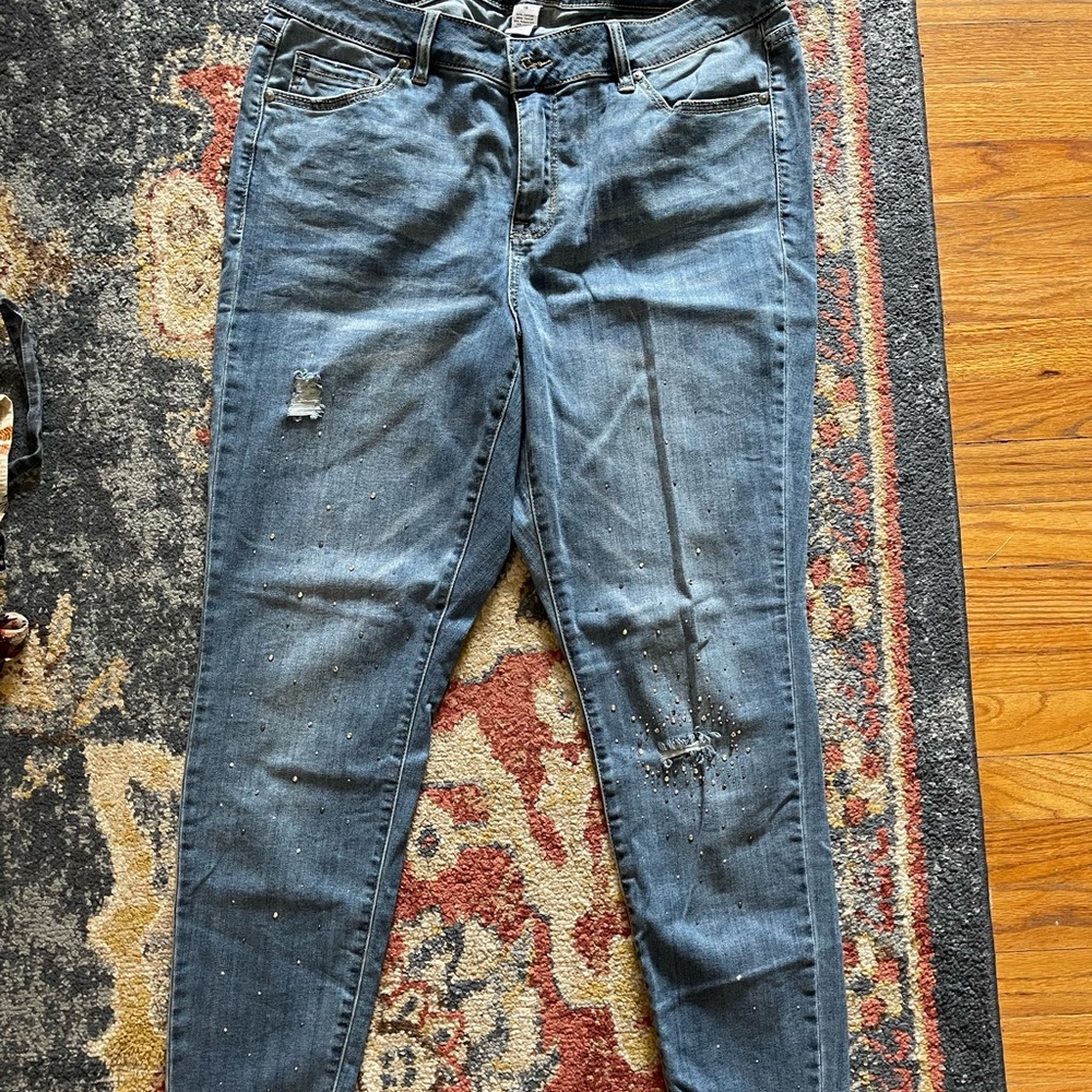 Lane Bryant jeweled jeans